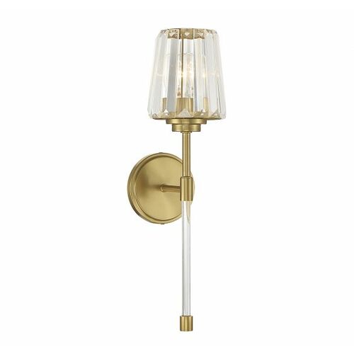 Garnet Wall Sconce in Warm Brass by Savoy House