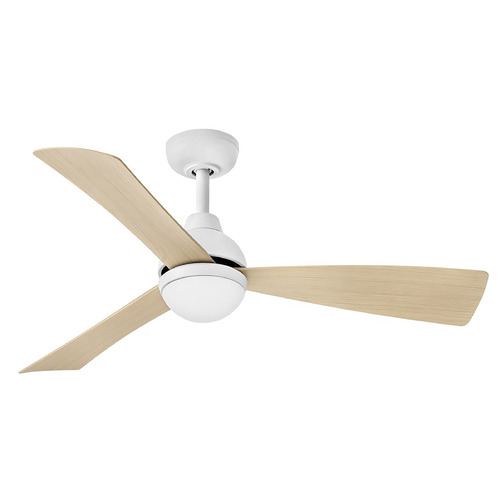 Hinkley Hinkley Una Matte White LED Ceiling Fan with Light 905644FMW-LDD