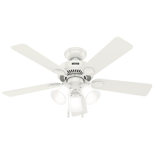 Hunter Fan Company Swanson Fresh White LED Ceiling Fan with Light
