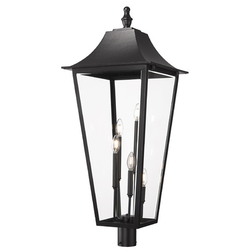 Z-Lite Z-Lite Gannon Black Post Light 5008PHXXLR-BK