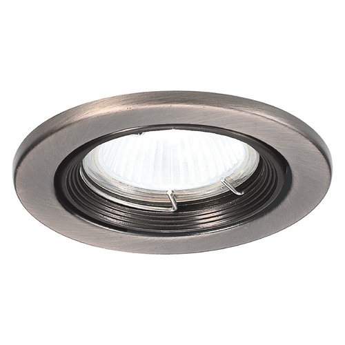 WAC Lighting 2.5-Inch Round Baffle Brushed Nickel Recessed Trim by WAC Lighting HR-836-BN