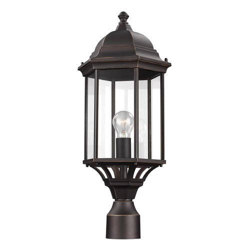 Sevier Antique Bronze Post Light by Generation Lighting