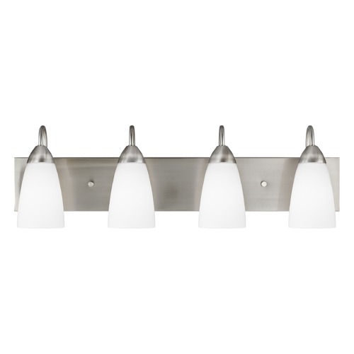 Seville Brushed Nickel Bathroom Light by Generation Lighting