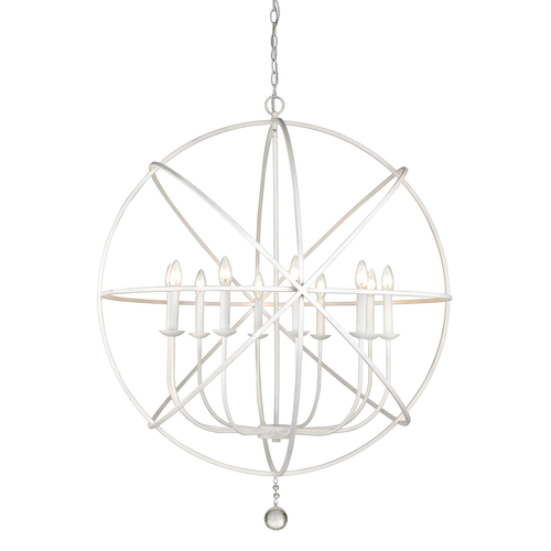 Tull Matte White Chandelier by Z-Lite
