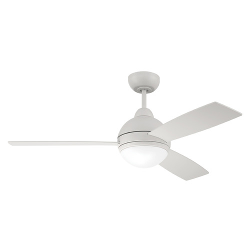 Keen White LED Ceiling Fan by Craftmade Lighting