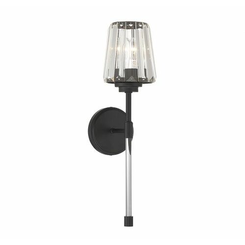 Savoy House Garnet Wall Sconce in Matte Black by Savoy House 9-6001-1-89