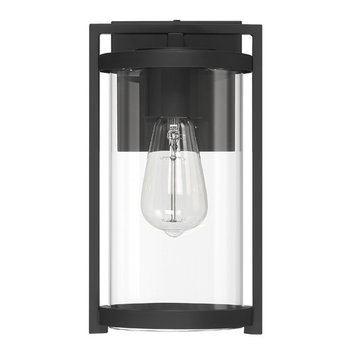 Hunter Fan Company Astwood Matte Black Outdoor Wall Light