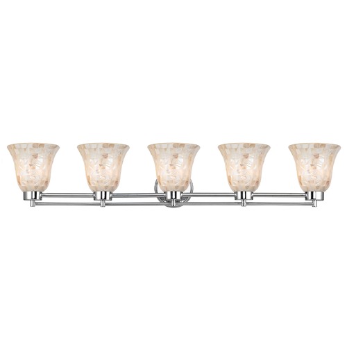 Design Classics Lighting Chrome Bathroom Light 706-26 GL9222-M