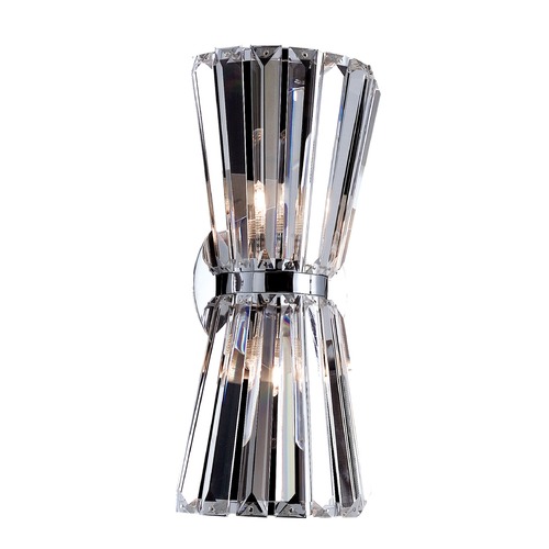 Crystal Sconce Chrome Armanno by Allegri Crystal