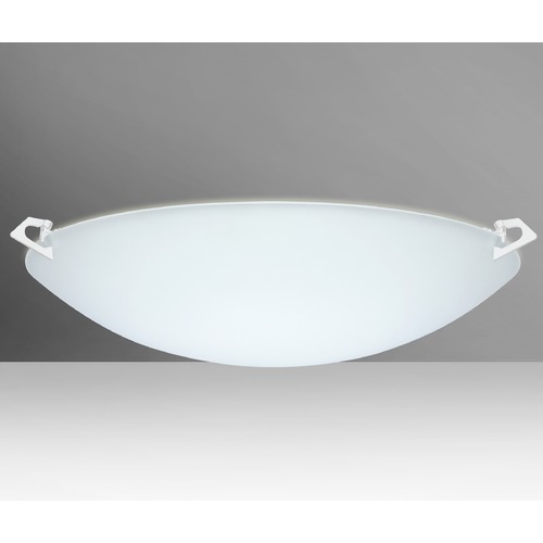 Besa Lighting Besa Lighting Sonya Frosted Glass White Flushmount Light 841925-WH