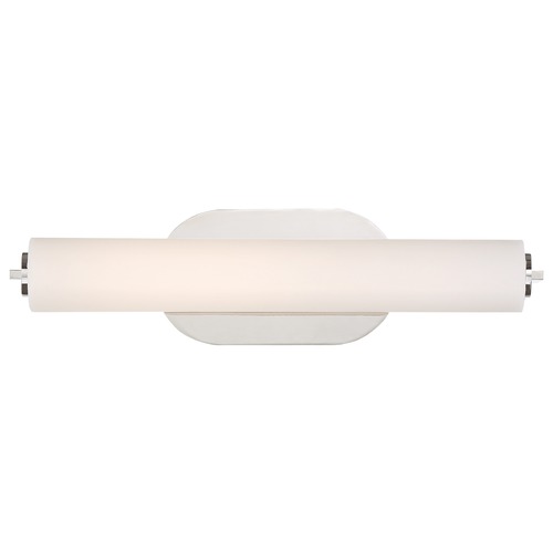 Lana Polished Nickel LED Vertical Bathroom Light by Nuvo Lighting