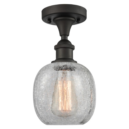 Innovations Lighting Belfast Oil Rubbed Bronze Semi-Flush Mount by Innovations Lighting 516-1C-OB-G105