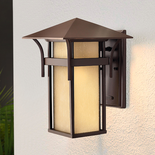Harbor 12V Medium Wall Lantern in Anchor Bronze by Hinkley Lighting
