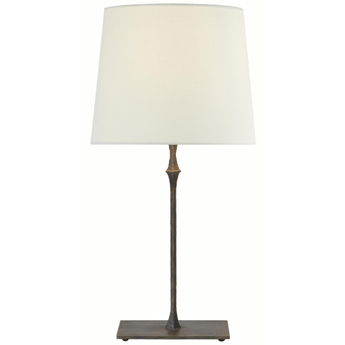 Visual Comfort Signature Collection Visual Comfort Signature Collection Dauphine Aged Iron Table Lamp with Empire Shade S3400AI-L