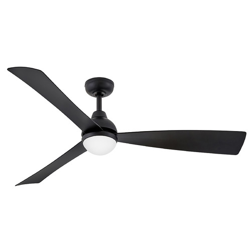 Hinkley Hinkley Una Matte Black LED Ceiling Fan with Light 905656FMB-LDD