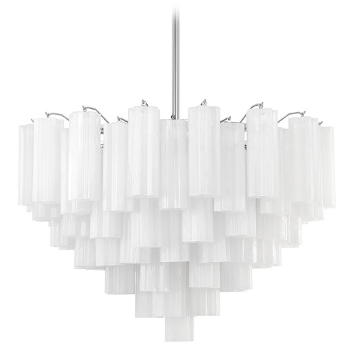 Crystorama Lighting Crystorama Lighting Addis Polished Chrome Chandelier ADD-316-CH-WH