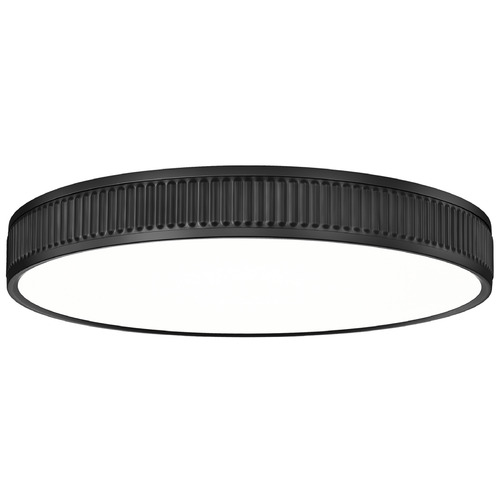 Z-Lite Z-Lite Stari Matte Black LED Flushmount Light 1013F20-MB-LED