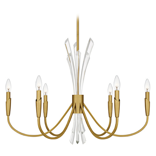 Quoizel Lighting Cecily Brushed Gold Chandelier