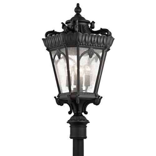 Tournai 37.50-Inch Post Light in Textured Black by Kichler Lighting