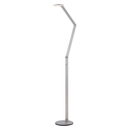 LED Floor Lamp in Chiseled Nickel by George Kovacs