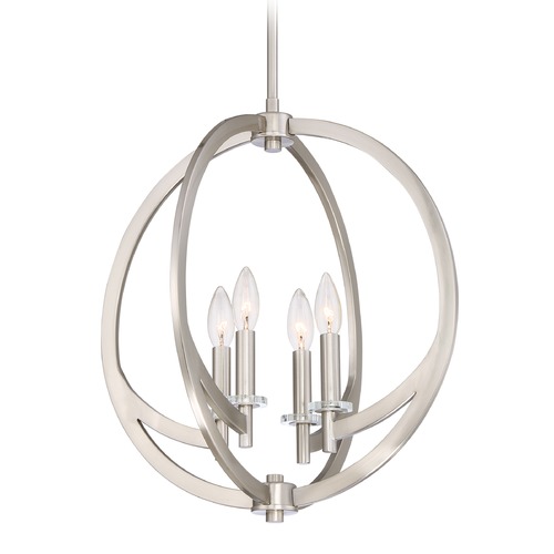 Quoizel Lighting Orion Brushed Nickel Pendant by Quoizel Lighting ON2818BN