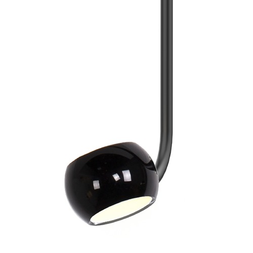 Kuzco Lighting Flux Gloss Black LED Mini Pendant by Kuzco Lighting PD46604-GBK