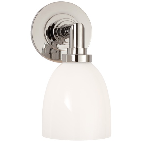 Visual Comfort Signature Collection E.F. Chapman Wilton Bath Sconce in Nickel by Visual Comfort Signature SL2841PNWG