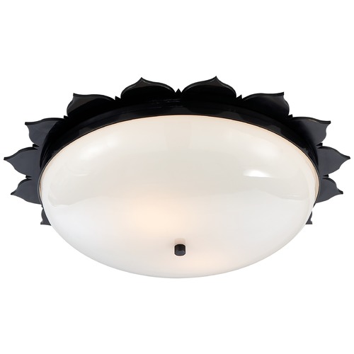 Alexa Hampton Rachel Flush Mount in Gun Metal by Visual Comfort Signature