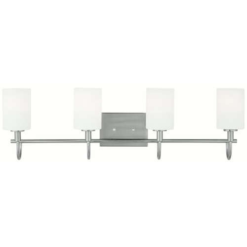 Visual Comfort Studio Collection Oak Moore Brushed Nickel Bathroom Light