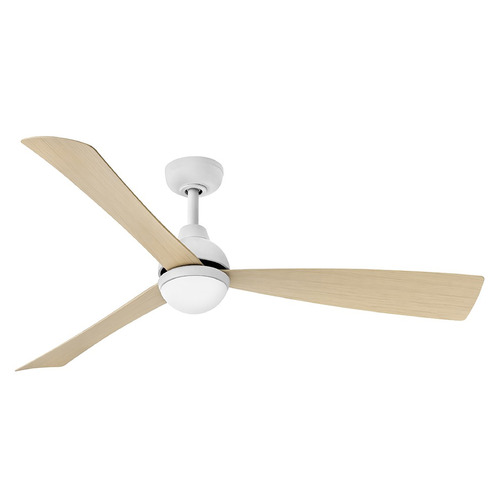 Hinkley Hinkley Una Matte White LED Ceiling Fan with Light 905656FMW-LDD