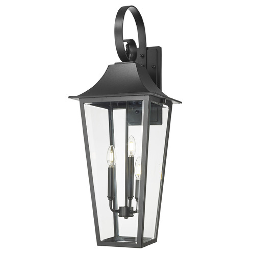 Z-Lite Gannon Black Outdoor Wall Light