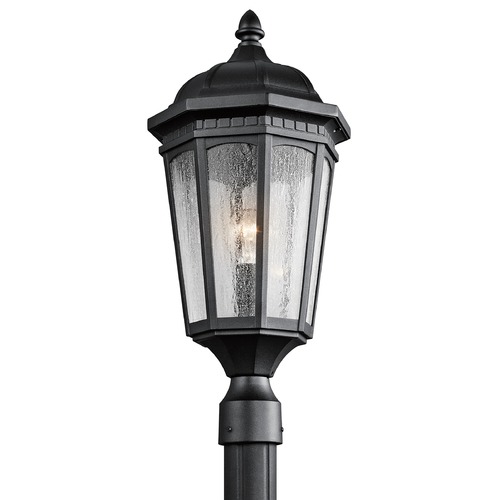 Kichler Lighting Courtyard 23.75-Inch Post Light in Textured Black by Kichler Lighting 9532BKT