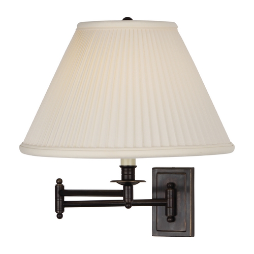 Kinetic Bronze Swing Arm Lamp by Robert Abbey