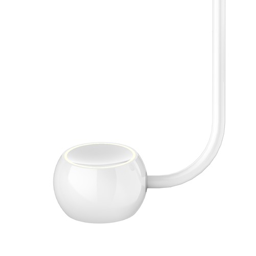 Flux Gloss White LED Mini Pendant by Kuzco Lighting