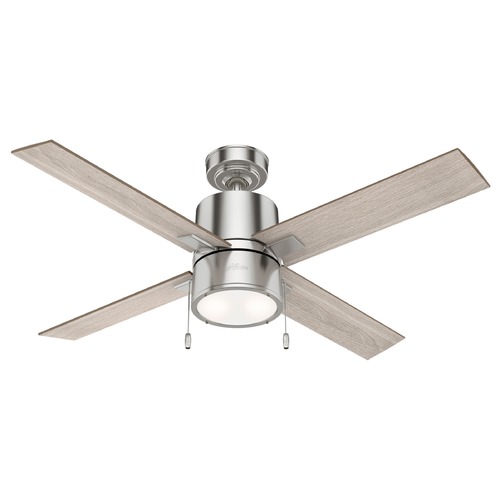 Hunter Fan Company 52-Inch Beck Fan in Brushed Nickel by Hunter Fan Company 54214