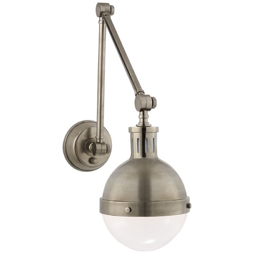 Thomas OBrien Hicks Library Light in Antique Nickel by Visual Comfort Signature