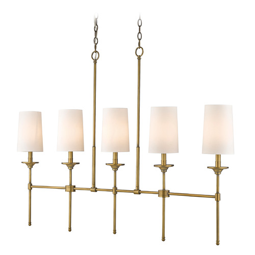 Emily Rubbed Brass Linear Light by Z-Lite