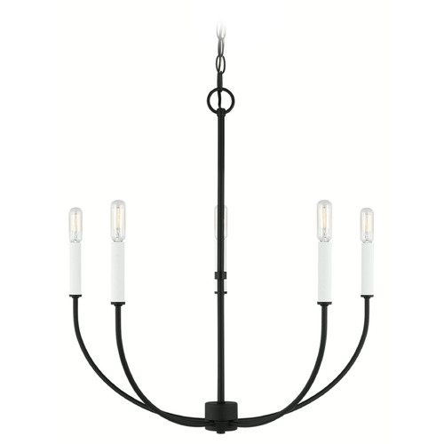 Visual Comfort Studio Collection Visual Comfort Studio Collection Greenwich Midnight Black Chandelier 3167105-112