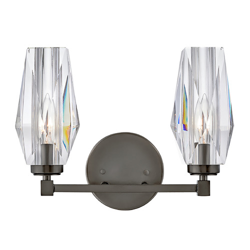 Ana 2-Light Vanity Light in Black Oxide by Hinkley Lighting