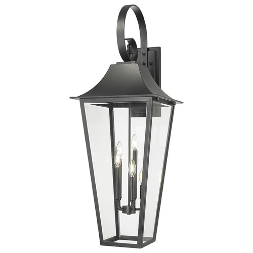 Z-Lite Gannon Black Outdoor Wall Light