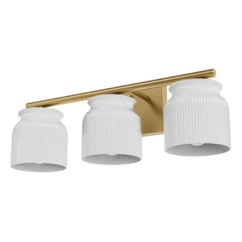 Hunter Fan Company Hunter Fan Company Harlowe Luxe Gold Bathroom Light 13185