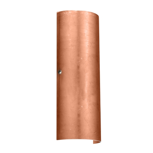 Besa Lighting Sconce Wall Light Copper Glass Satin Nickel by Besa Lighting 8193CF-SN