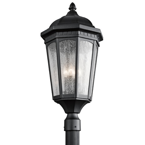 Kichler Lighting Courtyard 27-Inch Post Light in Textured Black by Kichler Lighting 9533BKT