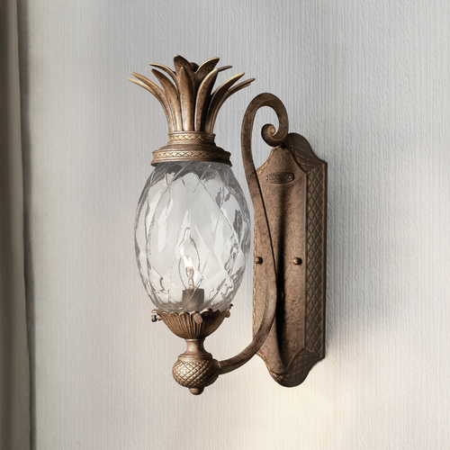 Plantation 14.50-Inch Wall Sconce in Pearl Bronze by Hinkley Lighting