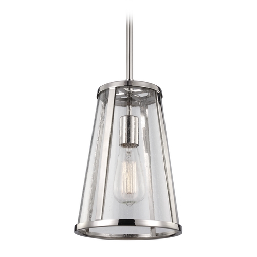 Visual Comfort Studio Collection Harrow Pendant in Polished Nickel by Visual Comfort Studio P1287PN