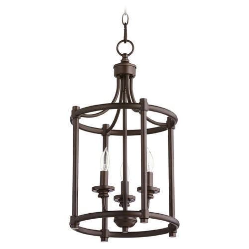 Quorum Lighting Rossington Oiled Bronze Pendant by Quorum Lighting 6822-3-86