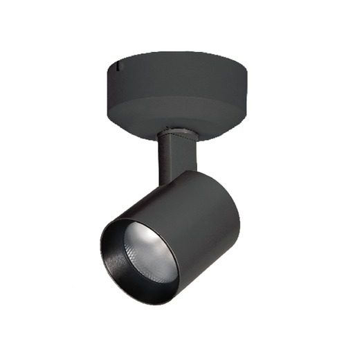 WAC Lighting Lucio Black LED Monopoint Spot Light 2700K 515LM by WAC Lighting MO-6010A-827-BK