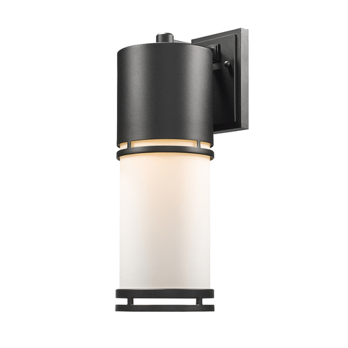 Z-Lite Luminata Black LED Outdoor Wall Light by Z-Lite 560B-BK-LED