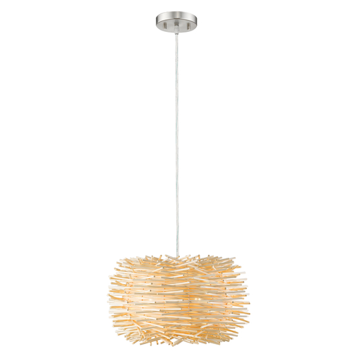 Sora Brushed Nickel Pendant by Z-Lite