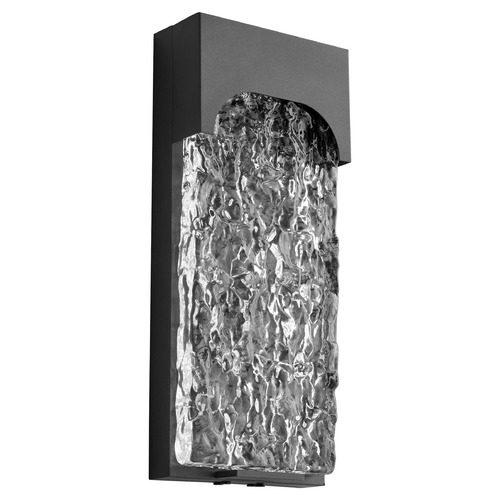 Nitro 13-Inch LED Outdoor Wall Light in Black by Oxygen Lighting
